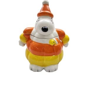Peanuts Snoopy/Woodstock Candy corn Cookie Jar Zrike Brands 10.5" Brand New 2025